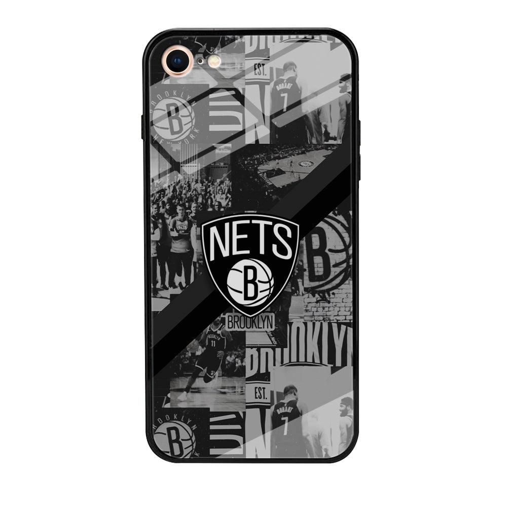 Brooklyn Nets Collage of The Journey iPhone 8 Case-Oxvistore