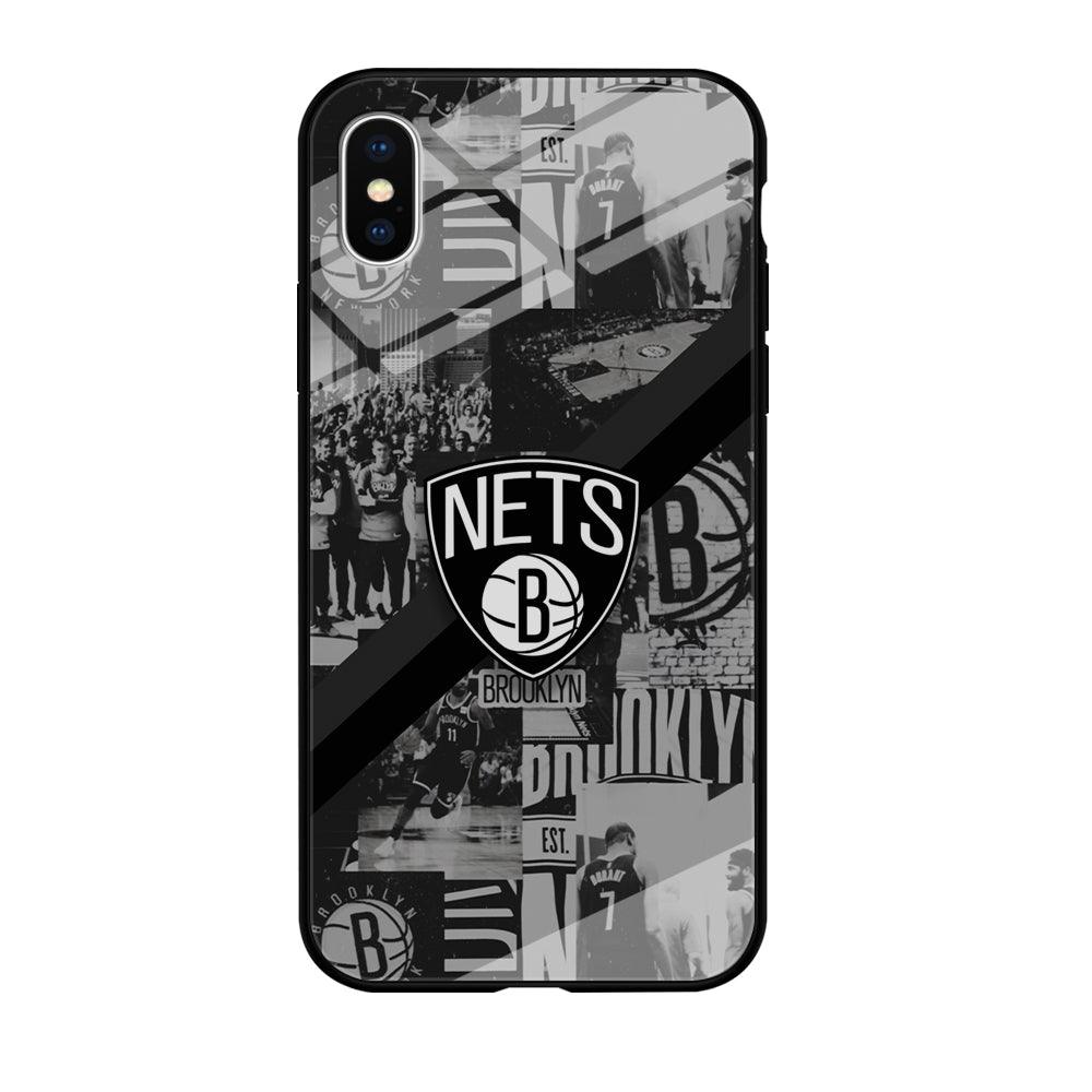 Brooklyn Nets Collage of The Journey iPhone X Case-Oxvistore