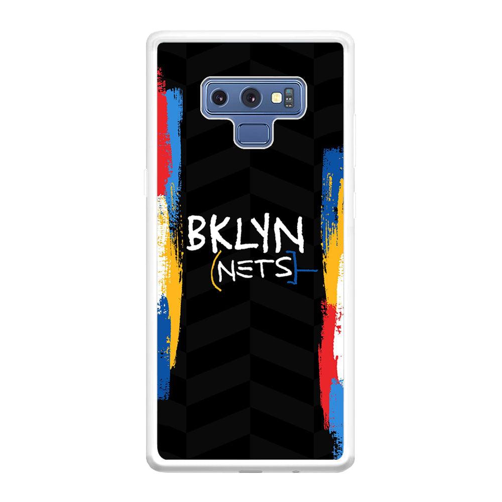 Brooklyn Nets Color Spray Jersey Samsung Galaxy Note 9 Case-Oxvistore