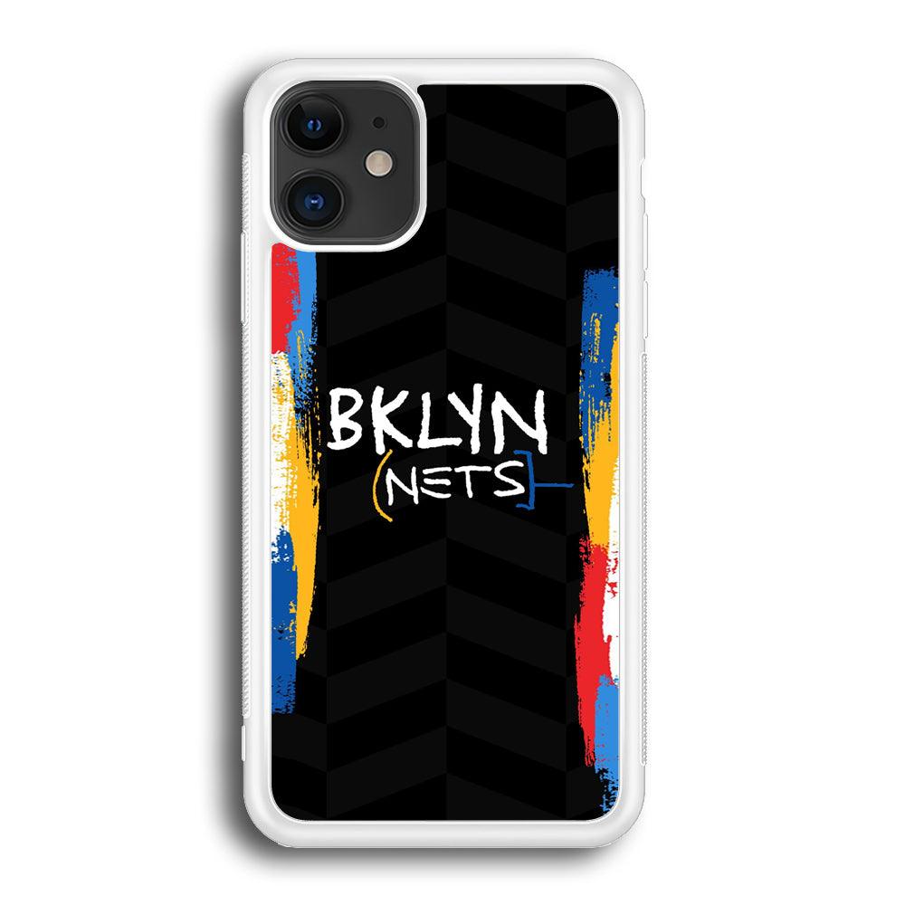 Brooklyn Nets Color Spray Jersey iPhone 12 Case-Oxvistore