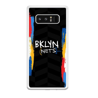 Brooklyn Nets Color Spray Jersey Samsung Galaxy Note 8 Case-Oxvistore