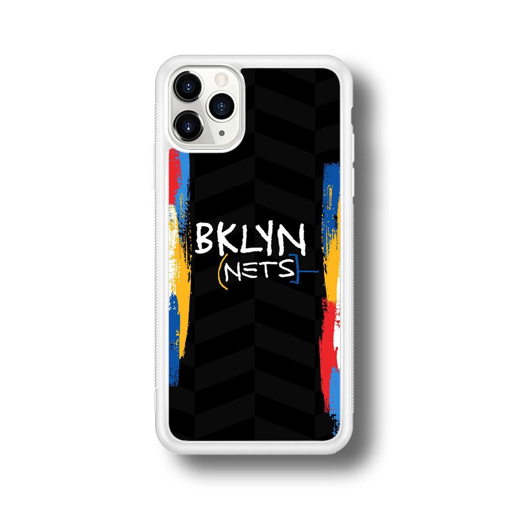 Brooklyn Nets Color Spray Jersey iPhone 11 Pro Case-Oxvistore