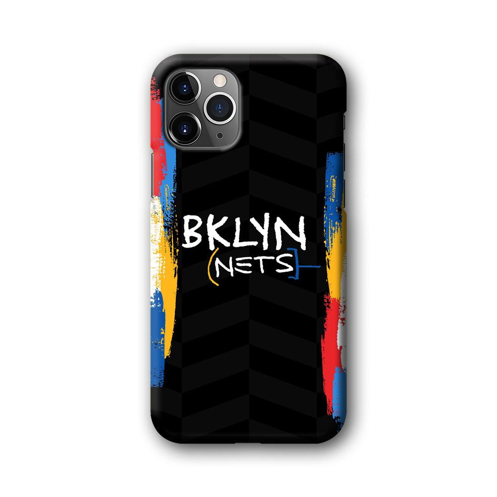 Brooklyn Nets Color Spray Jersey iPhone 11 Pro Case-Oxvistore