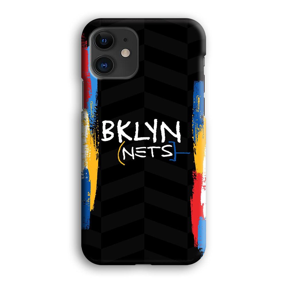 Brooklyn Nets Color Spray Jersey iPhone 12 Case-Oxvistore