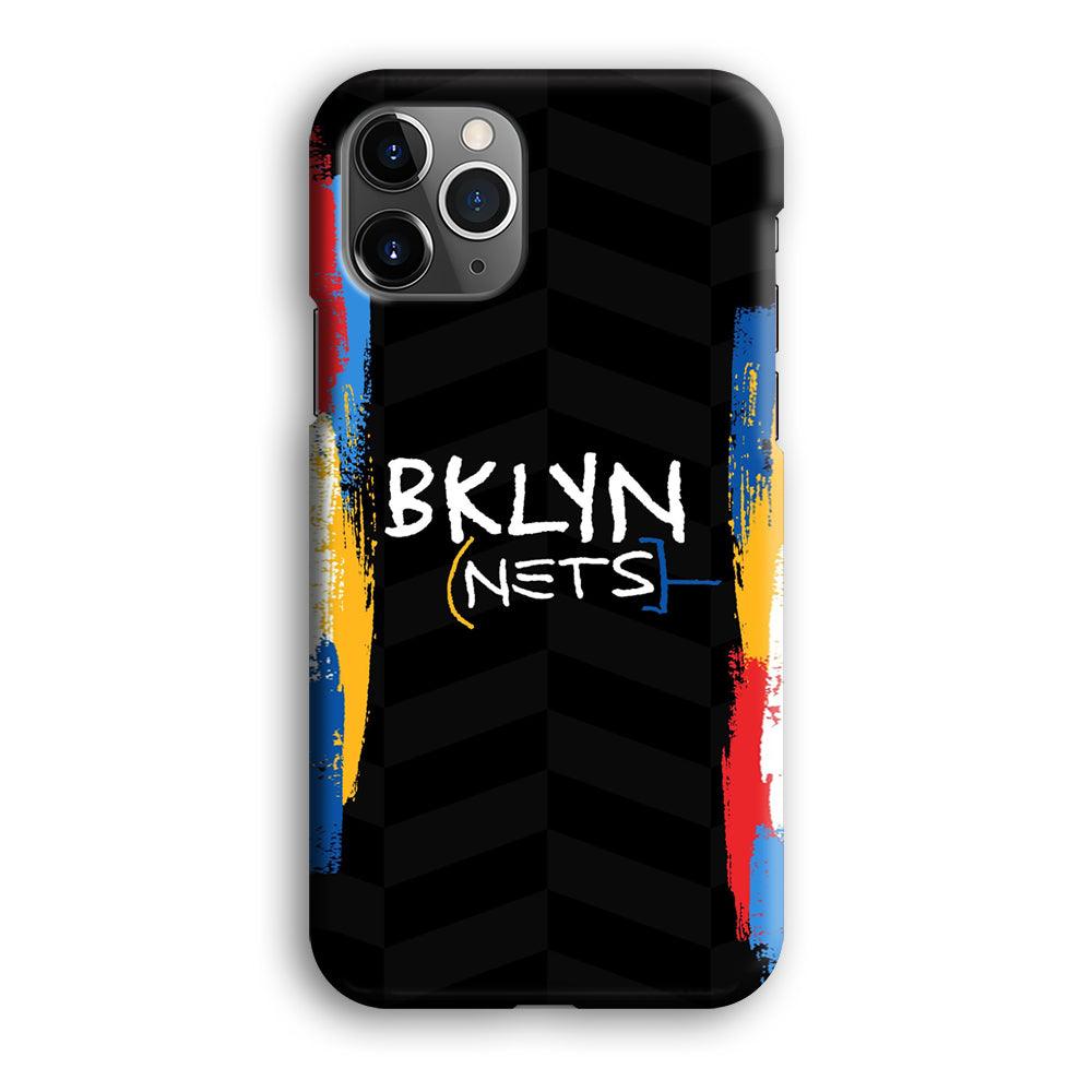 Brooklyn Nets Color Spray Jersey iPhone 12 Pro Case-Oxvistore