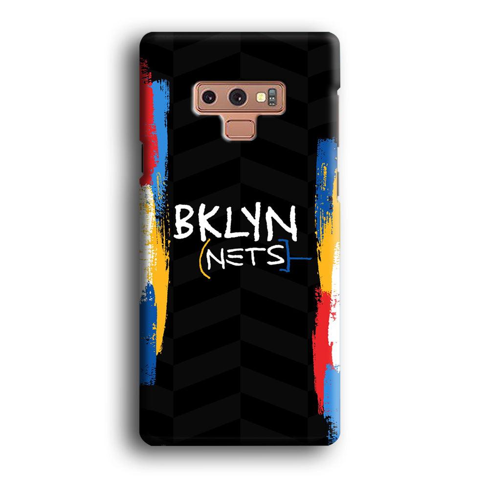 Brooklyn Nets Color Spray Jersey Samsung Galaxy Note 9 Case-Oxvistore