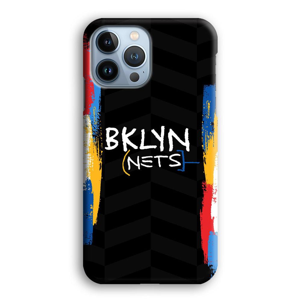 Brooklyn Nets Color Spray Jersey iPhone 15 Pro Max Case-Oxvistore