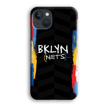 Brooklyn Nets Color Spray Jersey iPhone 15 Plus Case-Oxvistore