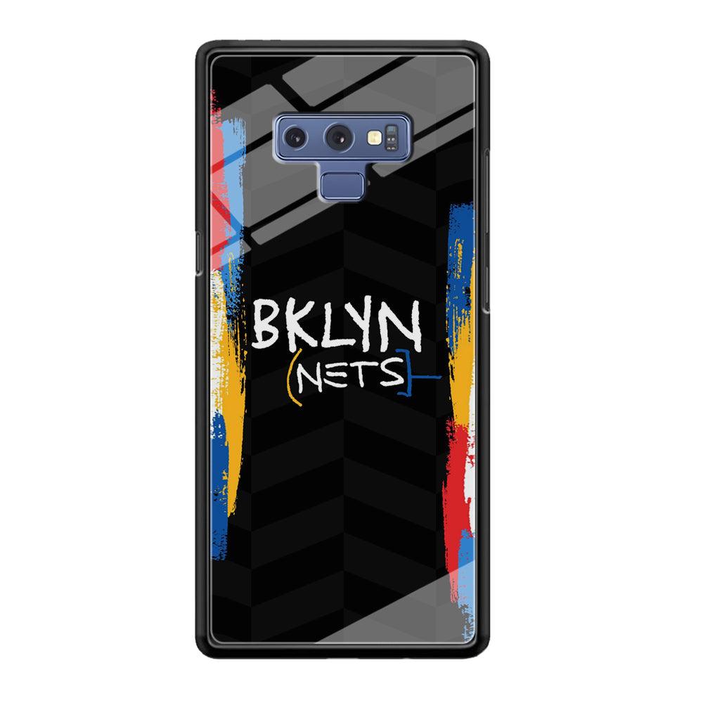 Brooklyn Nets Color Spray Jersey Samsung Galaxy Note 9 Case-Oxvistore