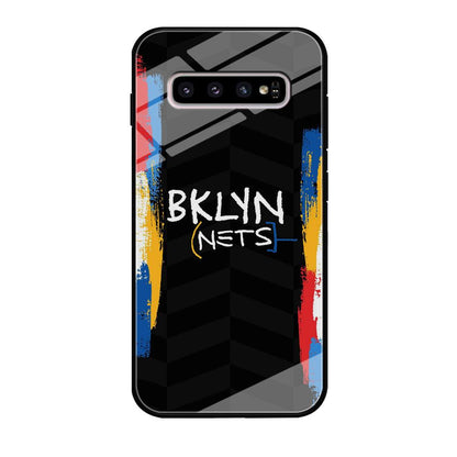 Brooklyn Nets Color Spray Jersey Samsung Galaxy S10 Plus Case-Oxvistore