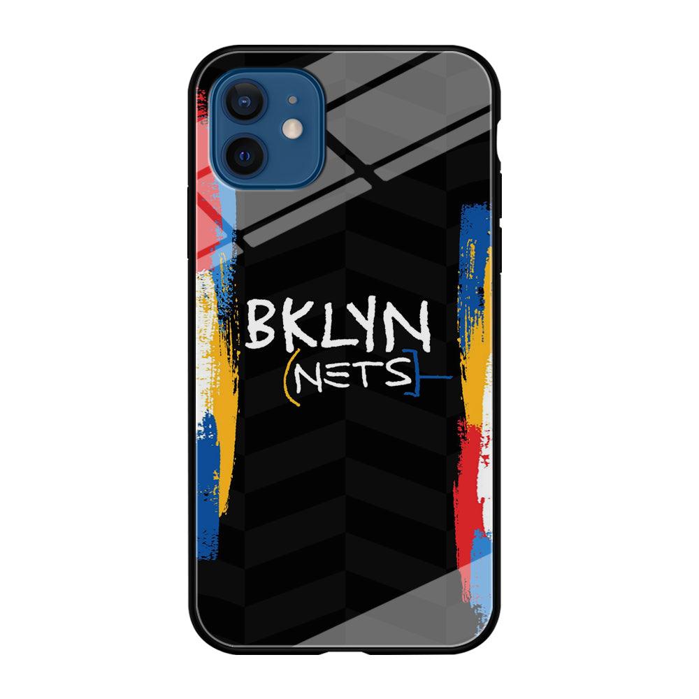 Brooklyn Nets Color Spray Jersey iPhone 12 Case-Oxvistore