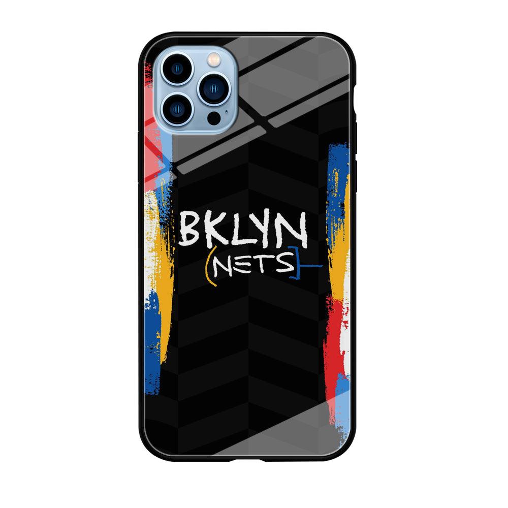 Brooklyn Nets Color Spray Jersey iPhone 12 Pro Case-Oxvistore