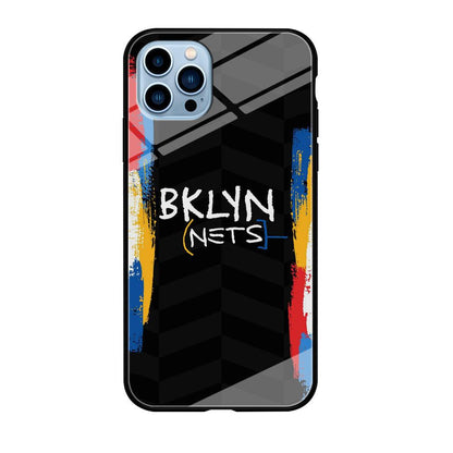 Brooklyn Nets Color Spray Jersey iPhone 12 Pro Case-Oxvistore