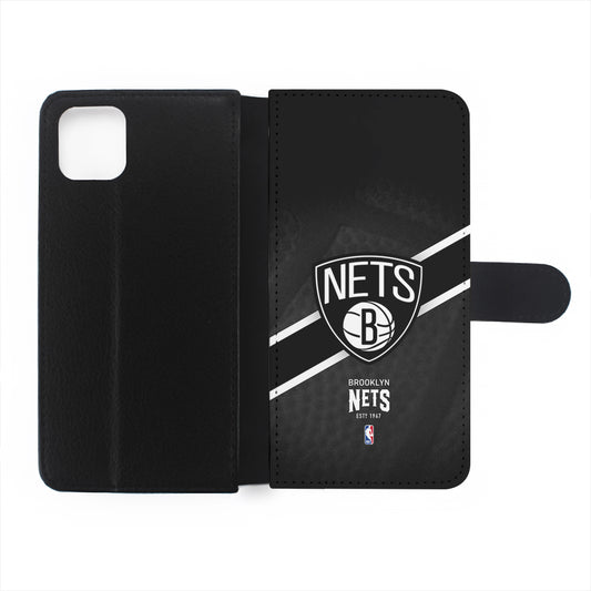 Brooklyn Nets Logo Flip Wallet Phone Case