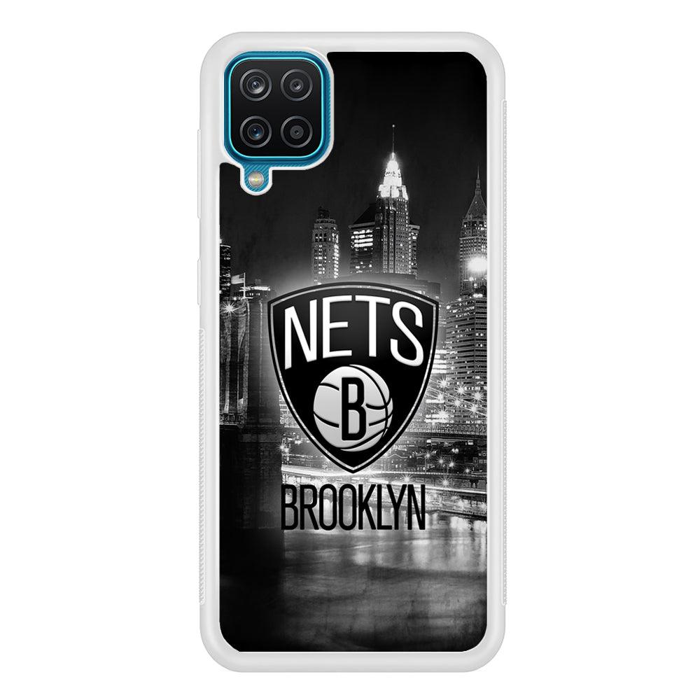 Brooklyn Nets Night Town Samsung Galaxy A12 Case-Oxvistore