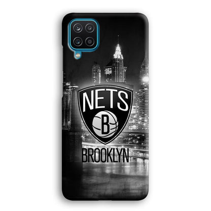 Brooklyn Nets Night Town Samsung Galaxy A12 Case-Oxvistore