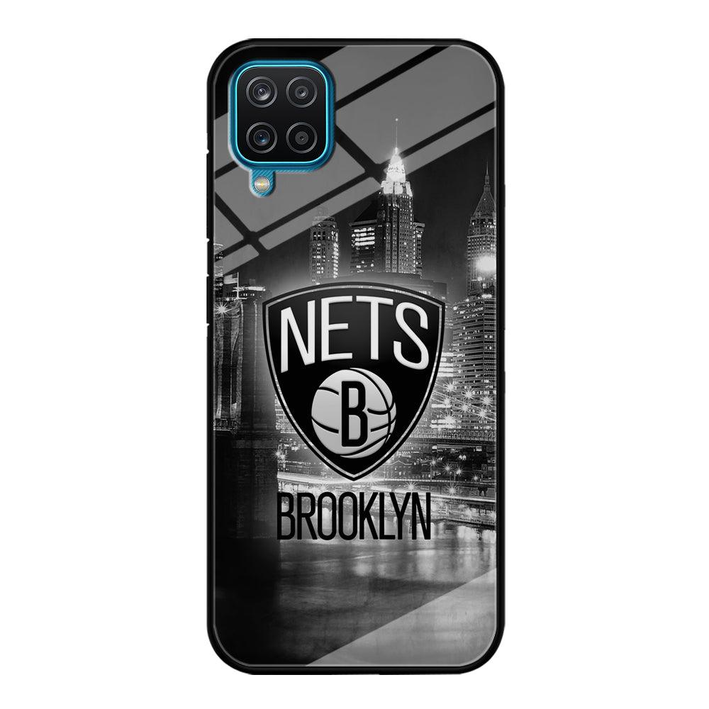 Brooklyn Nets Night Town Samsung Galaxy A12 Case-Oxvistore