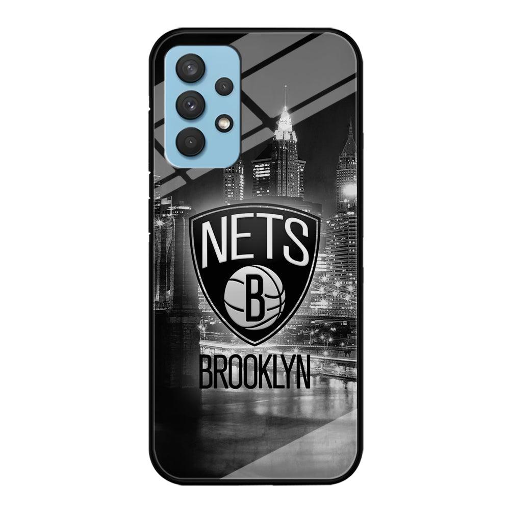 Brooklyn Nets Night Town Samsung Galaxy A32 Case-Oxvistore