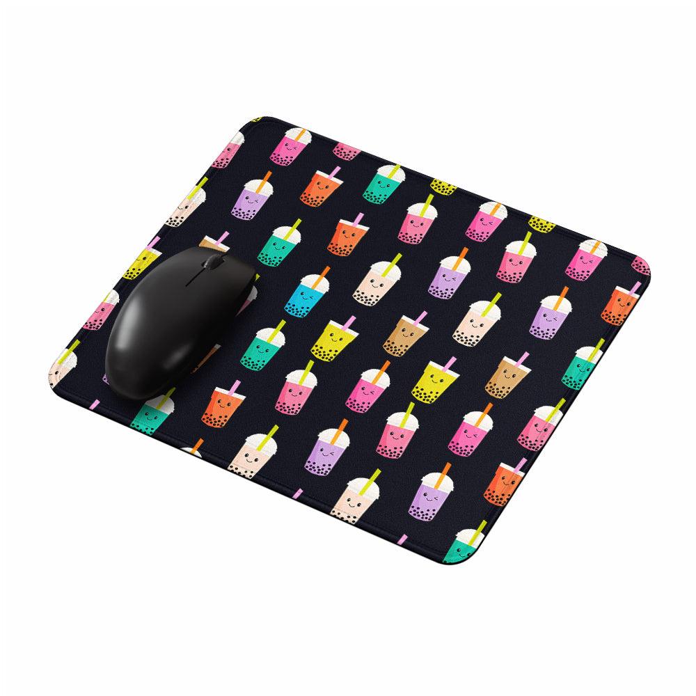 Bubble Tea Cute Smile Mouse Pads-Oxvistore