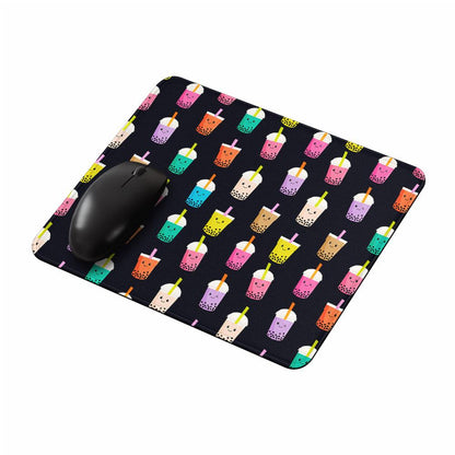 Bubble Tea Cute Smile Mouse Pads-Oxvistore