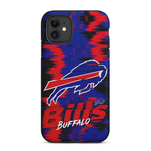 Buffalo Bills Abstract Color 2 in 1 Tough Phone Case-Oxvistore