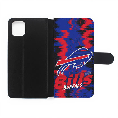 Buffalo Bills Abstract Color Flip Wallet Phone Case