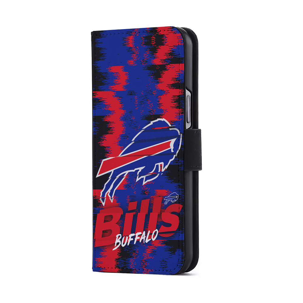 Buffalo Bills Abstract Color Flip Wallet Phone Case