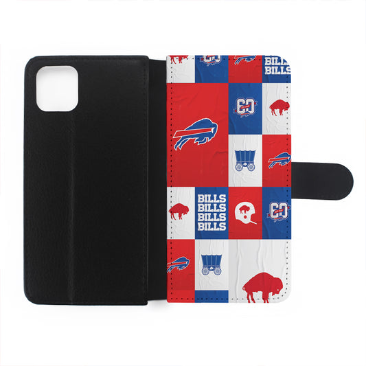 Buffalo Bills Collage Flip Wallet Phone Case