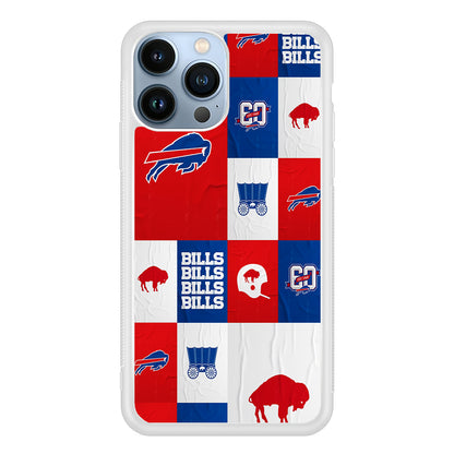 Buffalo Bills Collage 2D Rubber Phone Case