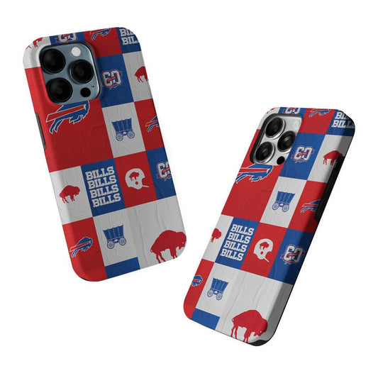 Buffalo Bills Collage 2 in 1 Tough Phone Case-Oxvistore