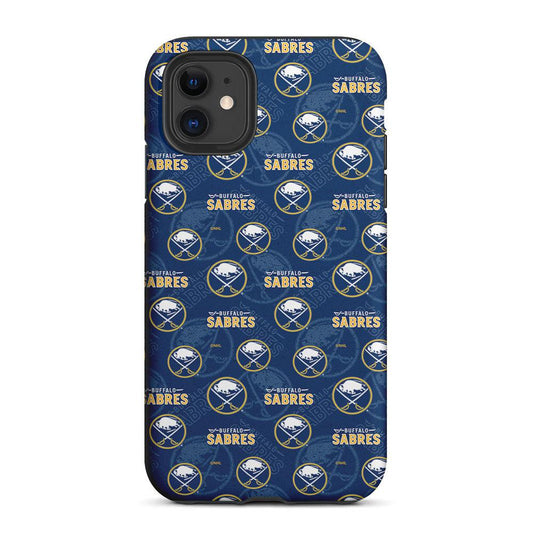 Buffalo Sabres Pattern 2 in 1 Tough Phone Case-Oxvistore