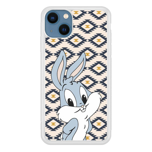 Bug Bunny Kid Plain Smile iPhone 15 Plus Case-Oxvistore