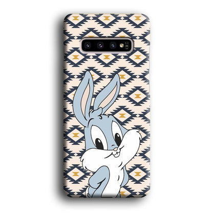 Bug Bunny Kid Plain Smile Samsung Galaxy S10 Case-Oxvistore