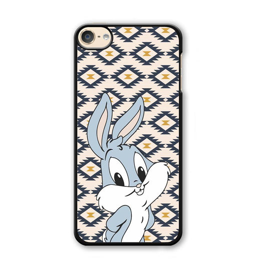 Bug Bunny Kid Plain Smile iPod Touch 6 Case-Plastic White (2D Case)-Oxvistore