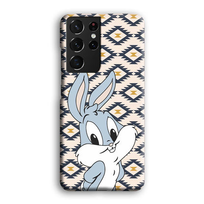 Bug Bunny Kid Plain Smile Samsung Galaxy S21 Ultra Case-Oxvistore