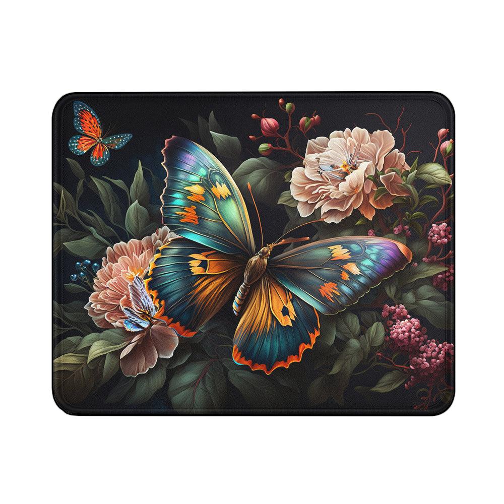 Butterfly On Flower Colorful Mouse Pads-Oxvistore