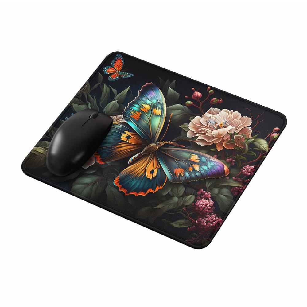 Butterfly On Flower Colorful Mouse Pads-Oxvistore