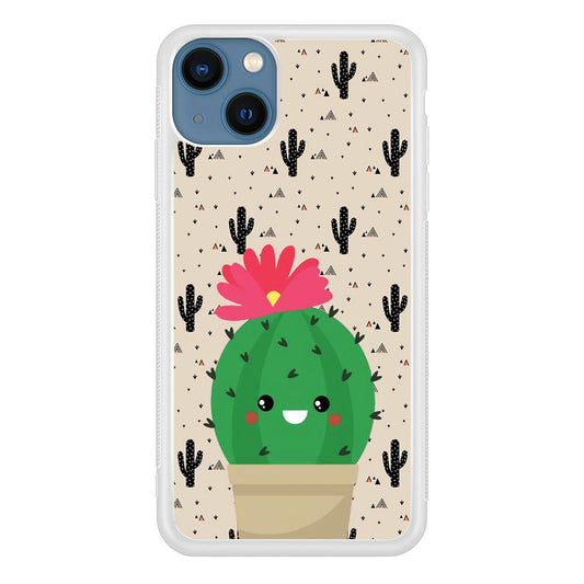 Cactus Tiny Pot iPhone 14 Plus Case-Oxvistore