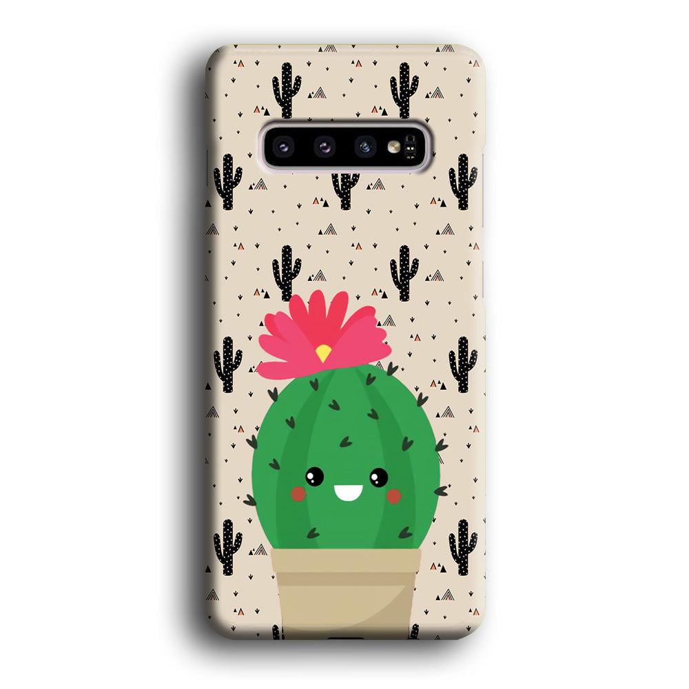 Cactus Tiny Pot Samsung Galaxy S10 Case-Oxvistore