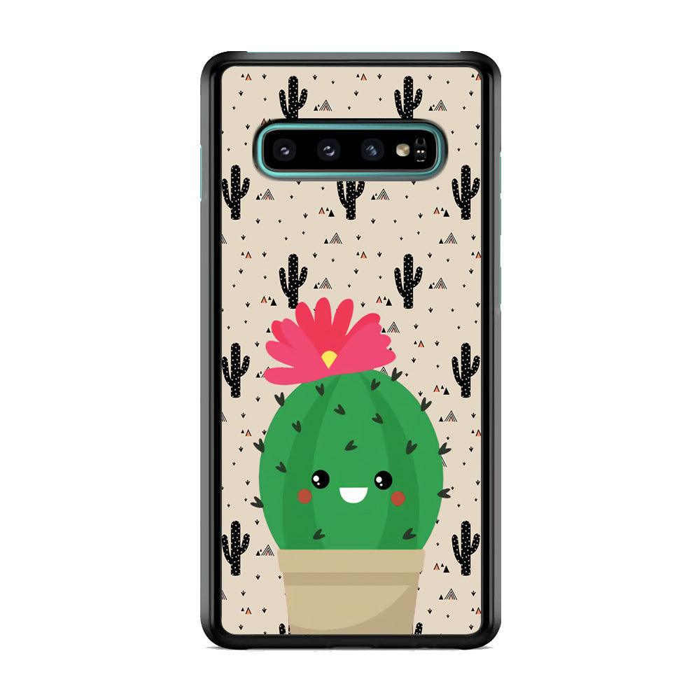 Cactus Tiny Pot Samsung Galaxy S10 Case-Oxvistore