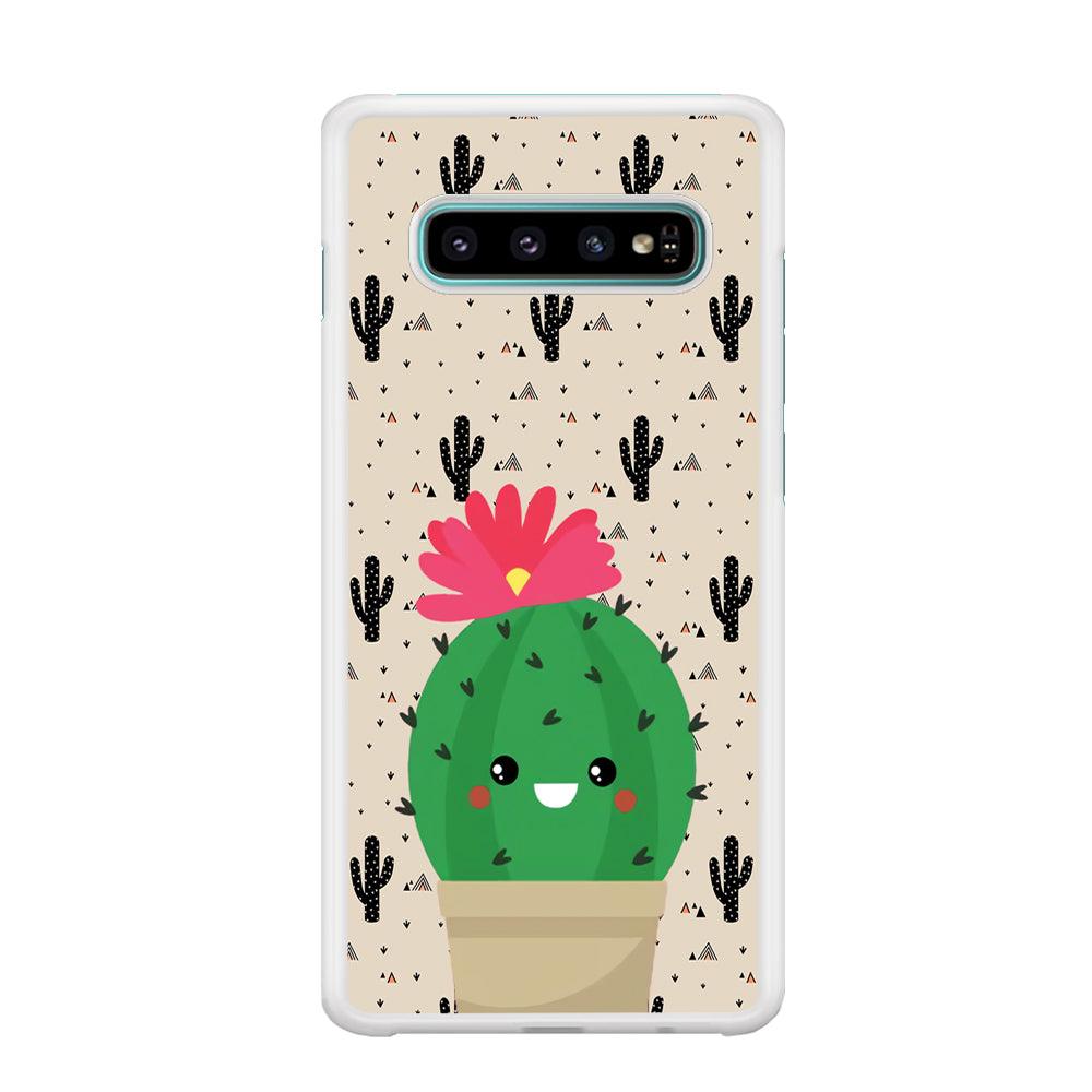 Cactus Tiny Pot Samsung Galaxy S10 Case-Oxvistore