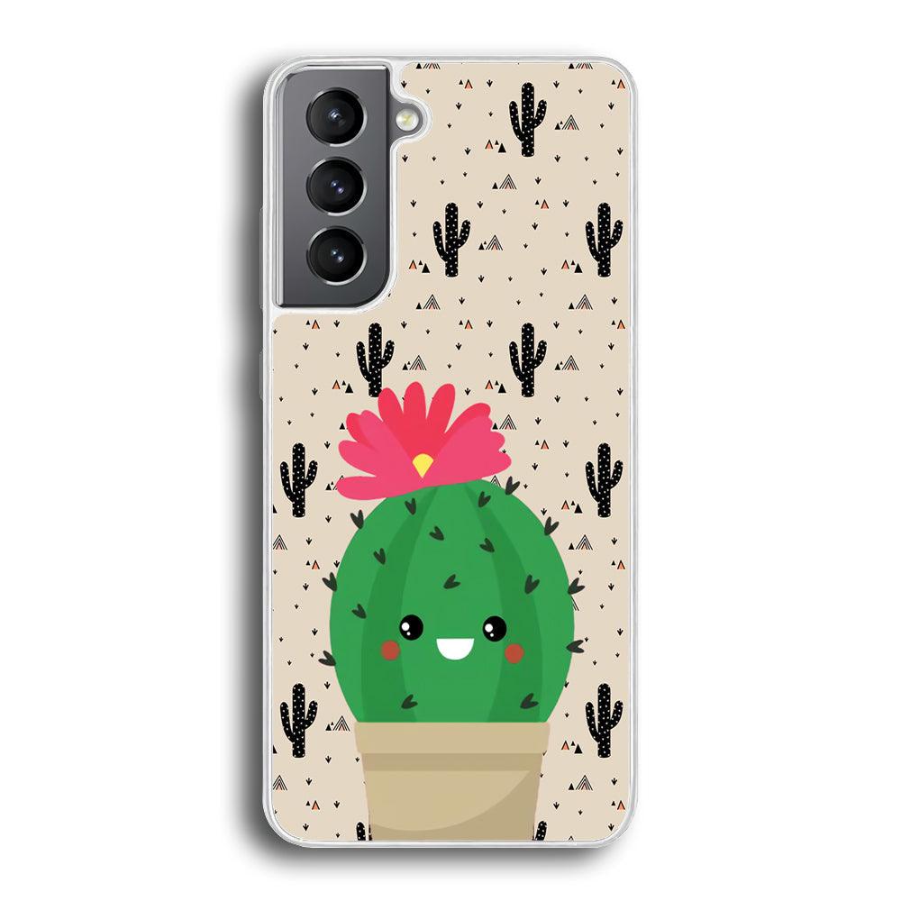 Cactus Tiny Pot Samsung Galaxy S21 Plus Case-Oxvistore