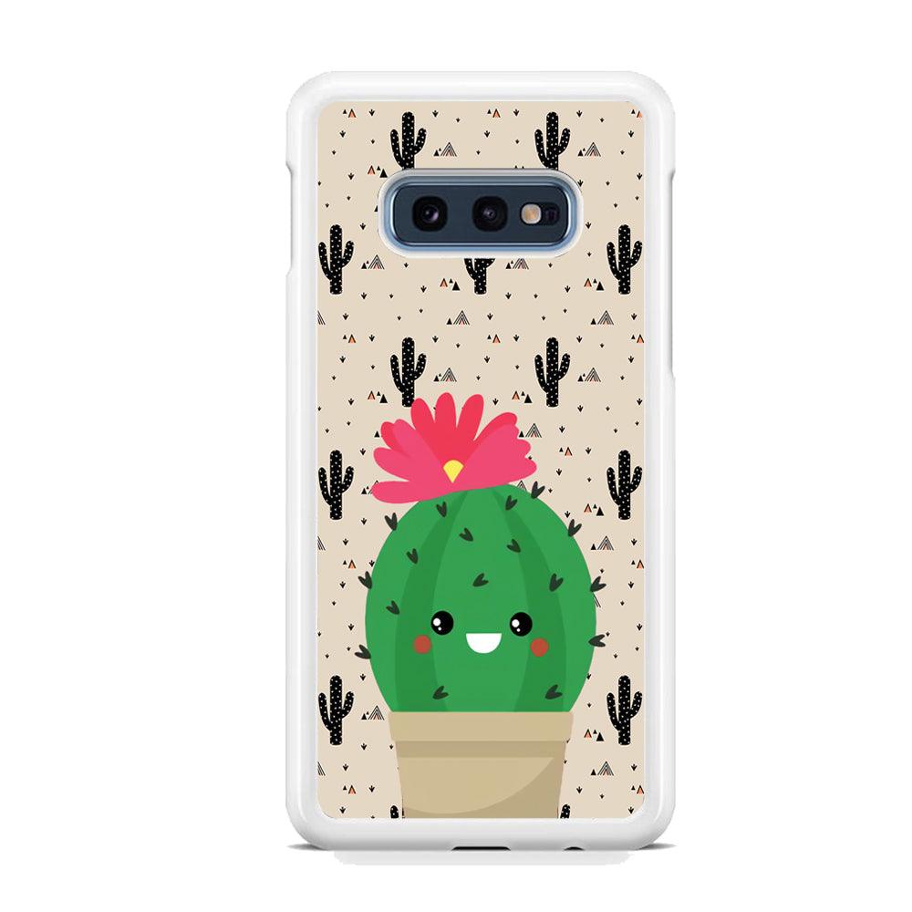 Cactus Tiny Pot Samsung Galaxy S10E Case-Oxvistore