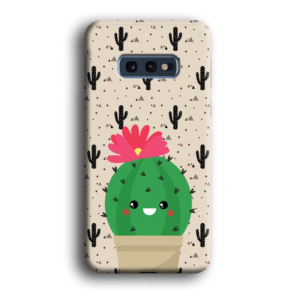 Cactus Tiny Pot Samsung Galaxy S10E Case-Oxvistore