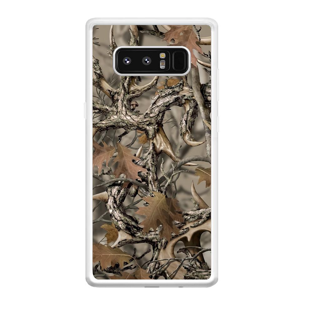 Camo Dry Leaves and Deer Horns Samsung Galaxy Note 8 Case-Oxvistore