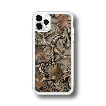 Camo Dry Leaves and Deer Horns iPhone 11 Pro Case-Oxvistore