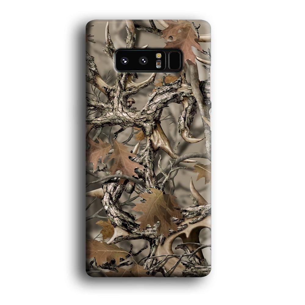 Camo Dry Leaves and Deer Horns Samsung Galaxy Note 8 Case-Oxvistore