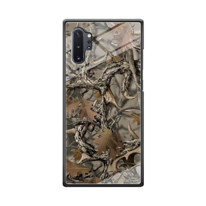 Camo Dry Leaves and Deer Horns Samsung Galaxy Note 10 Plus Case-Oxvistore