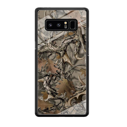 Camo Dry Leaves and Deer Horns Samsung Galaxy Note 8 Case-Oxvistore