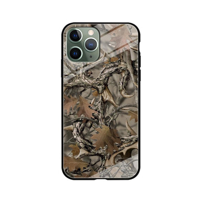 Camo Dry Leaves and Deer Horns iPhone 11 Pro Case-Oxvistore